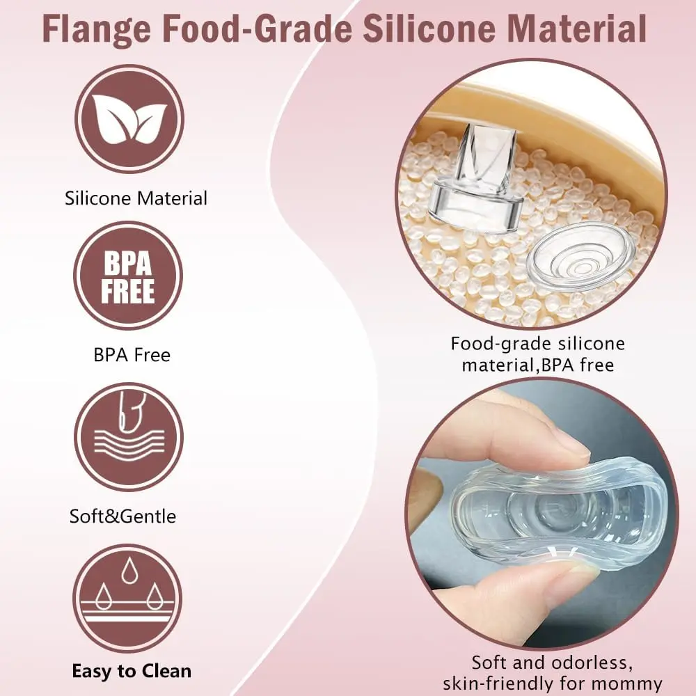 Válvula y diafragma de pico de pato de silicona, compatibles con accesorios de extractor de leche portátiles S12/S9/S13/S15, piezas de repuesto