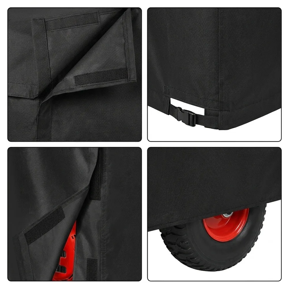 210D Waterproof Oxford Fabric Generator Cover with Adjustable Bottom Strap and Buckle Closure for 3000-5000 Watt Generators