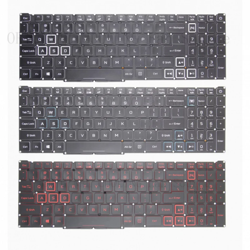 R+  Keyboard for Acer Nitro 5 AN517-55-57 AN515-45 N20C2 N20C3 N22C1 N20C1