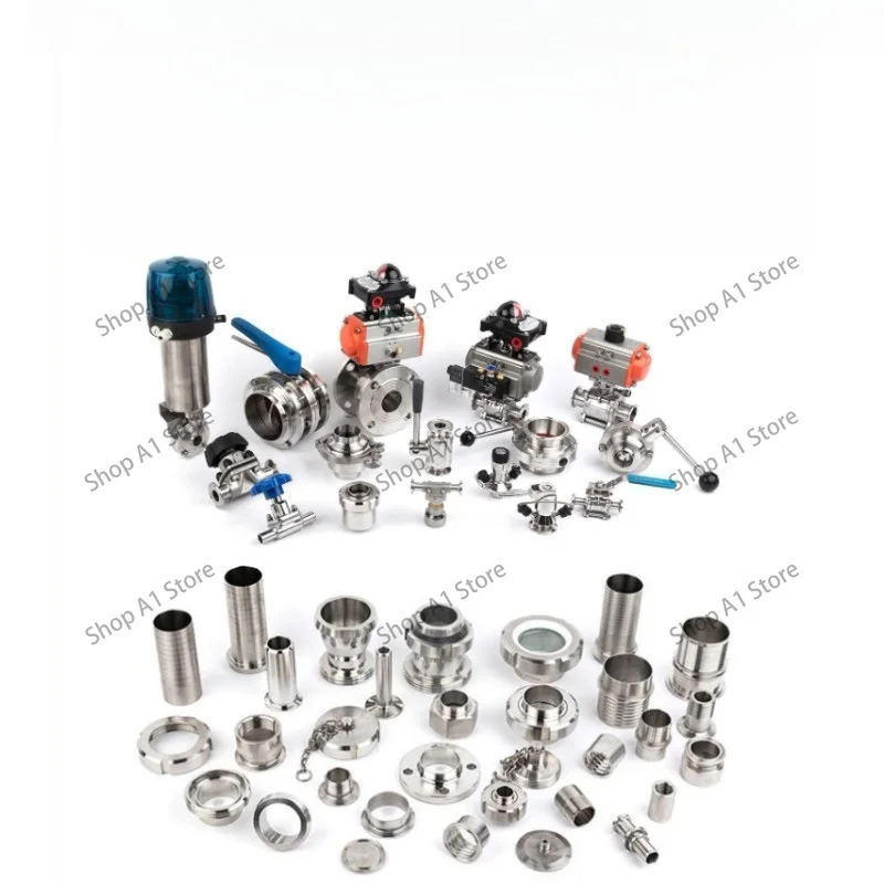 DIN11864‑Sanitary‑Quick‑Clamp‑Flange Concave‑Convex‑Seal‑Face‑304‑Stainless‑Steel‑Aseptic‑Pipe‑Connector‑Fitting
