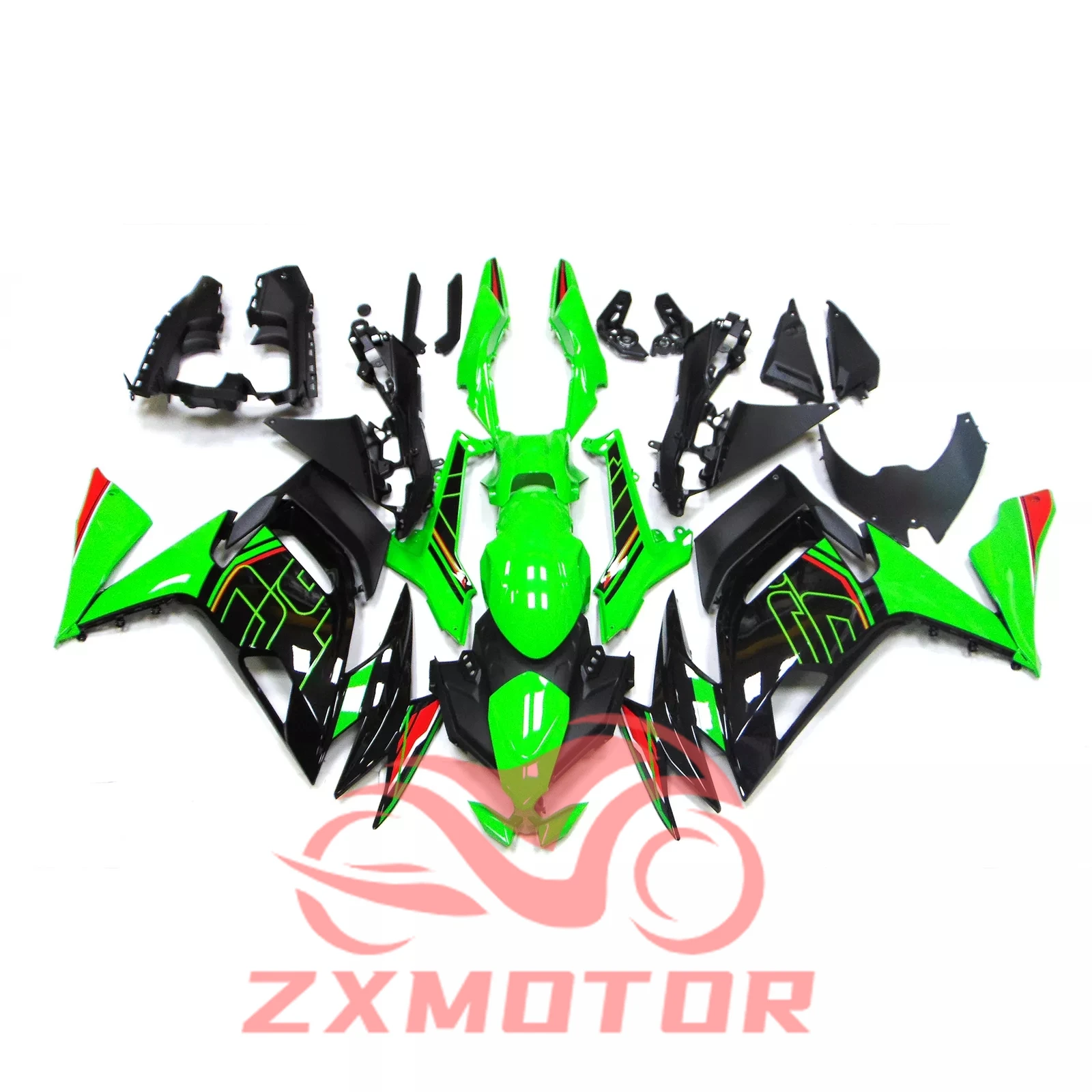 

Body Parts Fairing Kit Ninja650 2020 2021 2022 2023 Motorcycle ABS Fairings Injection Set for Kawasaki Ninja 650 ER-6F 20-23 New