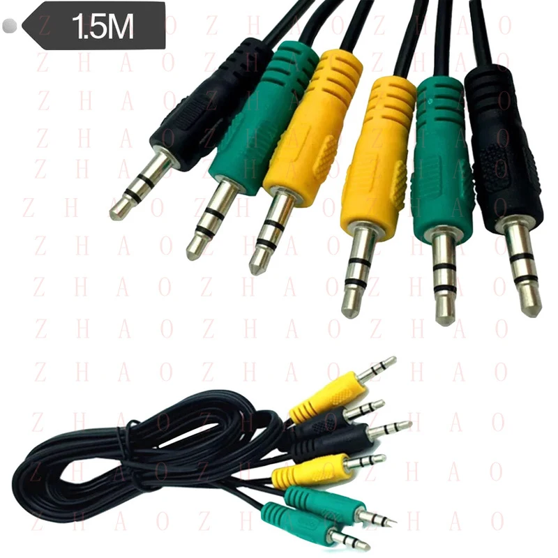 L+ for  Replacement 3.5mm TRS Audio Cable for 5.1 Channel Logitech Computer Speakers 5FT