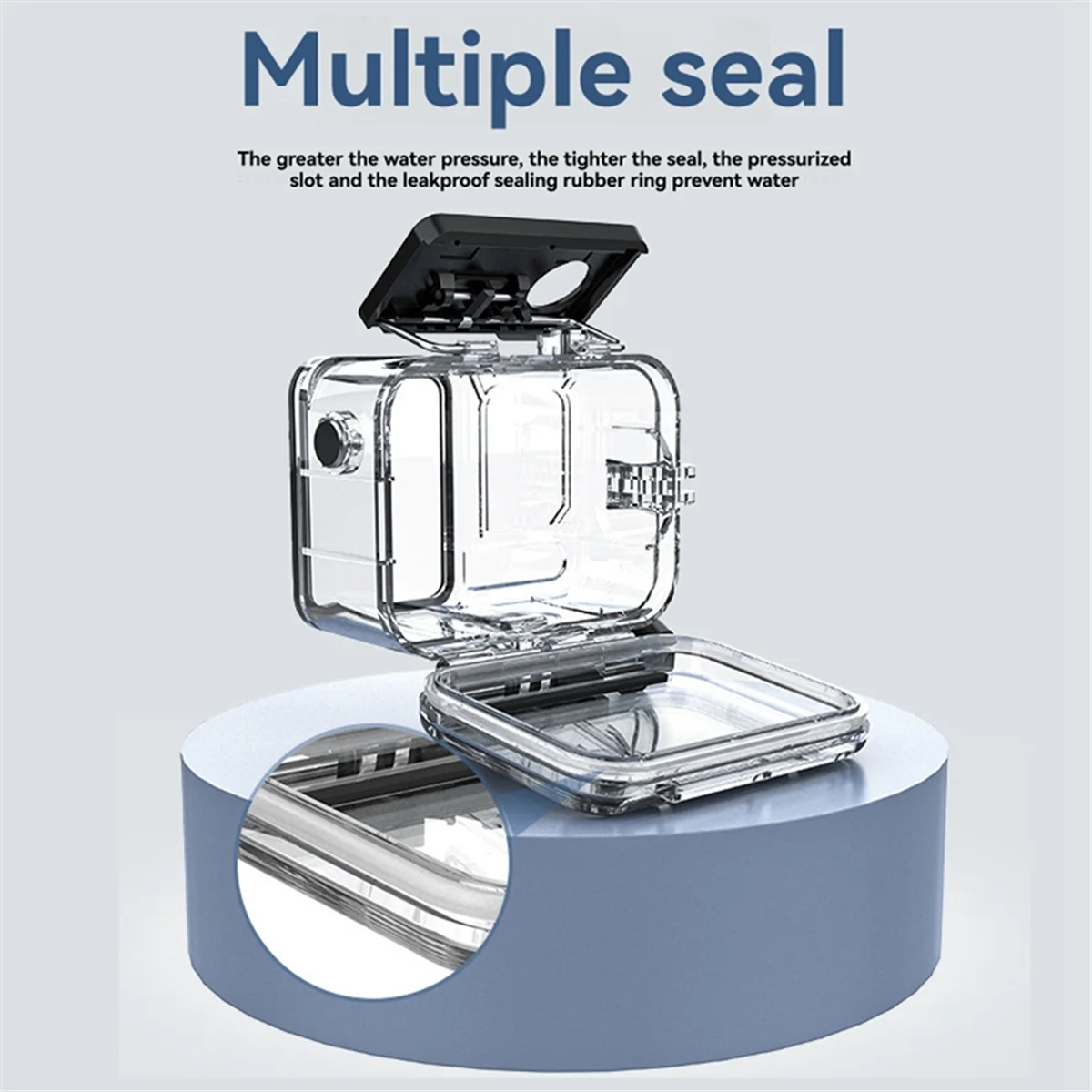 【Hot&Price】Waterproof Case for Insta360 Ace Pro 2 Waterproof Dive Case 60M Housing Underwater Action Camera Accessories
