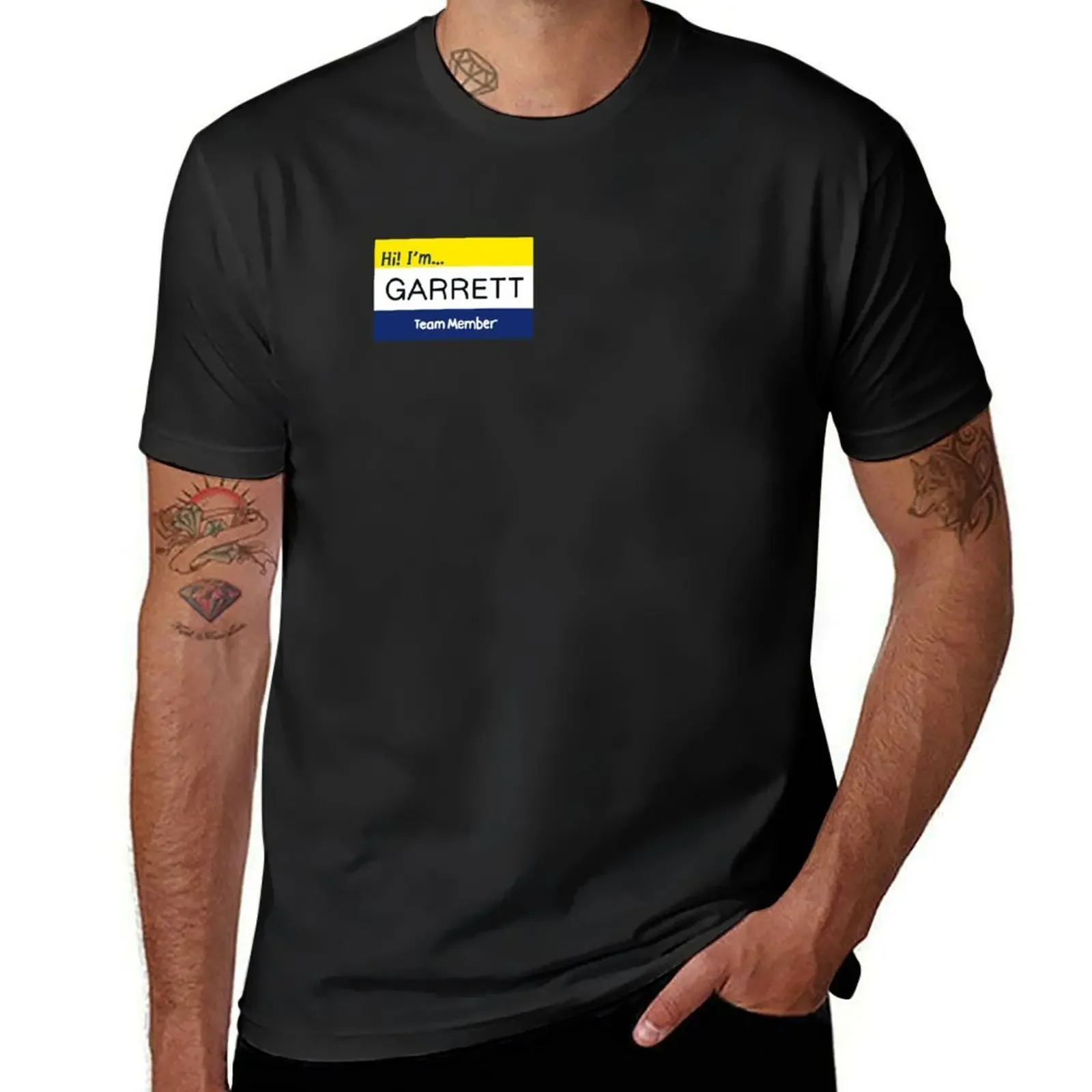 

T-shirt short sleeve，Garrett anime oversizedsops summer 2025 mens clothing