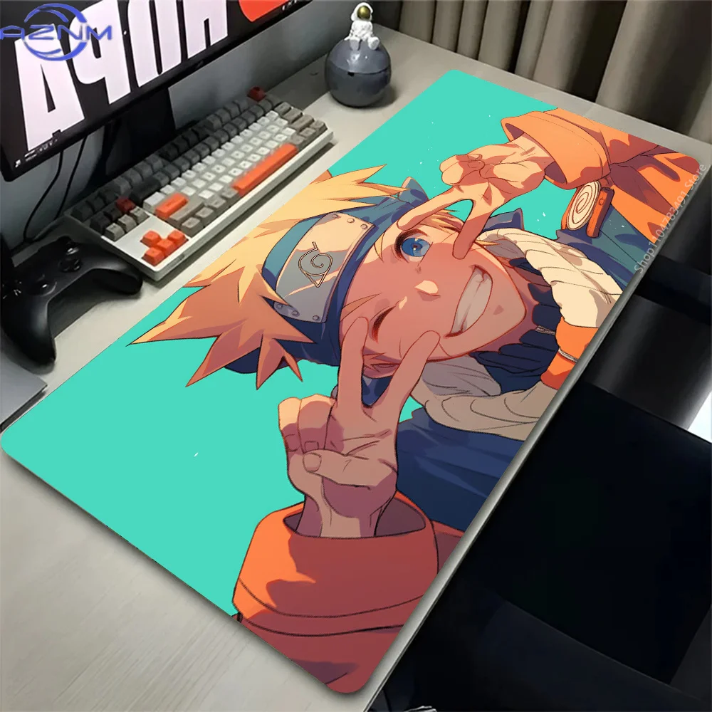 Mouse Pad Naruto Uzumaki Anime Gaming Accessories Varmilo Keyboard Desk Mat Gabinete Gamer Carpet Mousepad Pc Mouse Mats