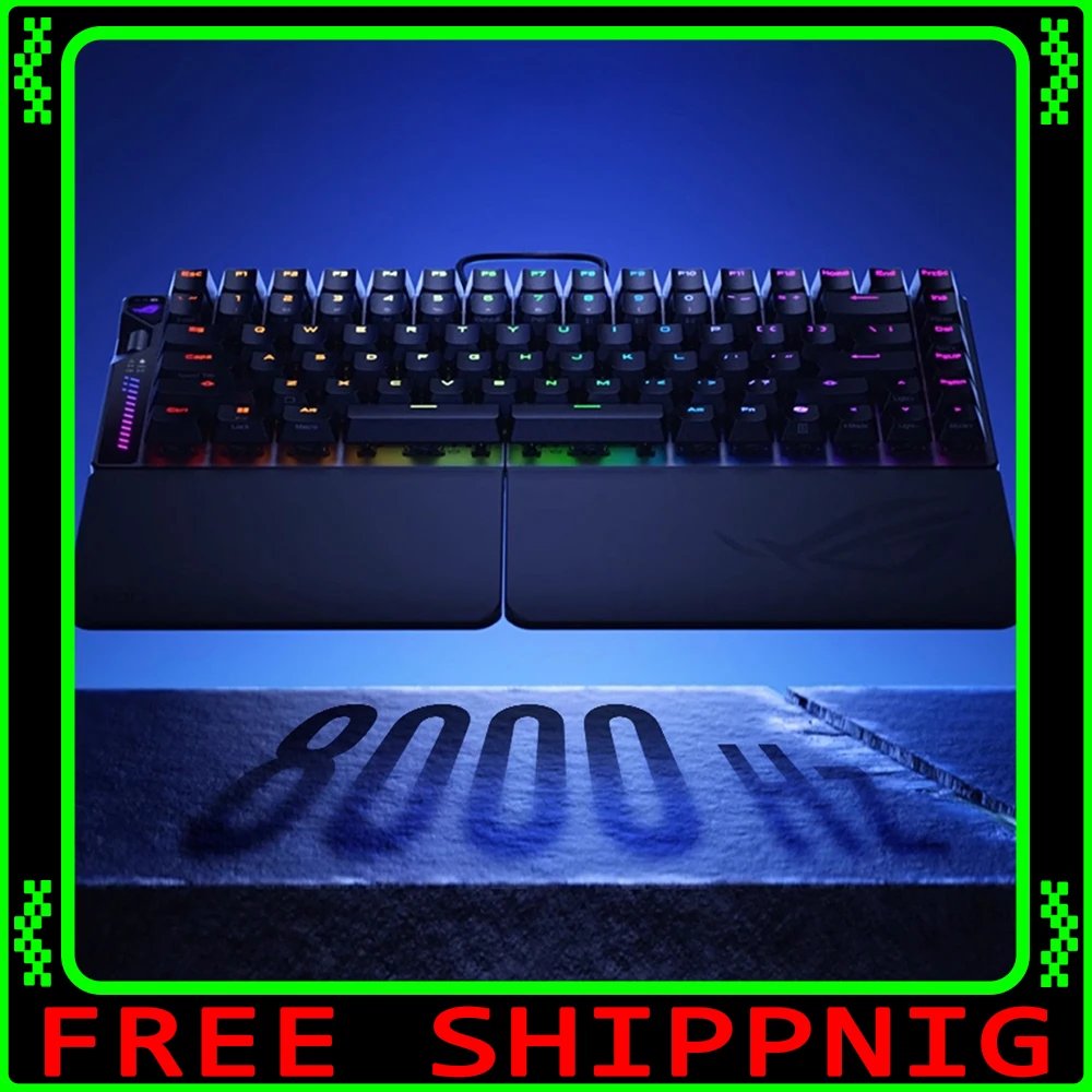 

ROG Falcata с разделенным магнитным переключателем, клавиатура, трехрежимная беспроводная механическая клавиатура, 8000 Гц, RT0,01 мм, игровая клавиатура, аксессуары для ПК