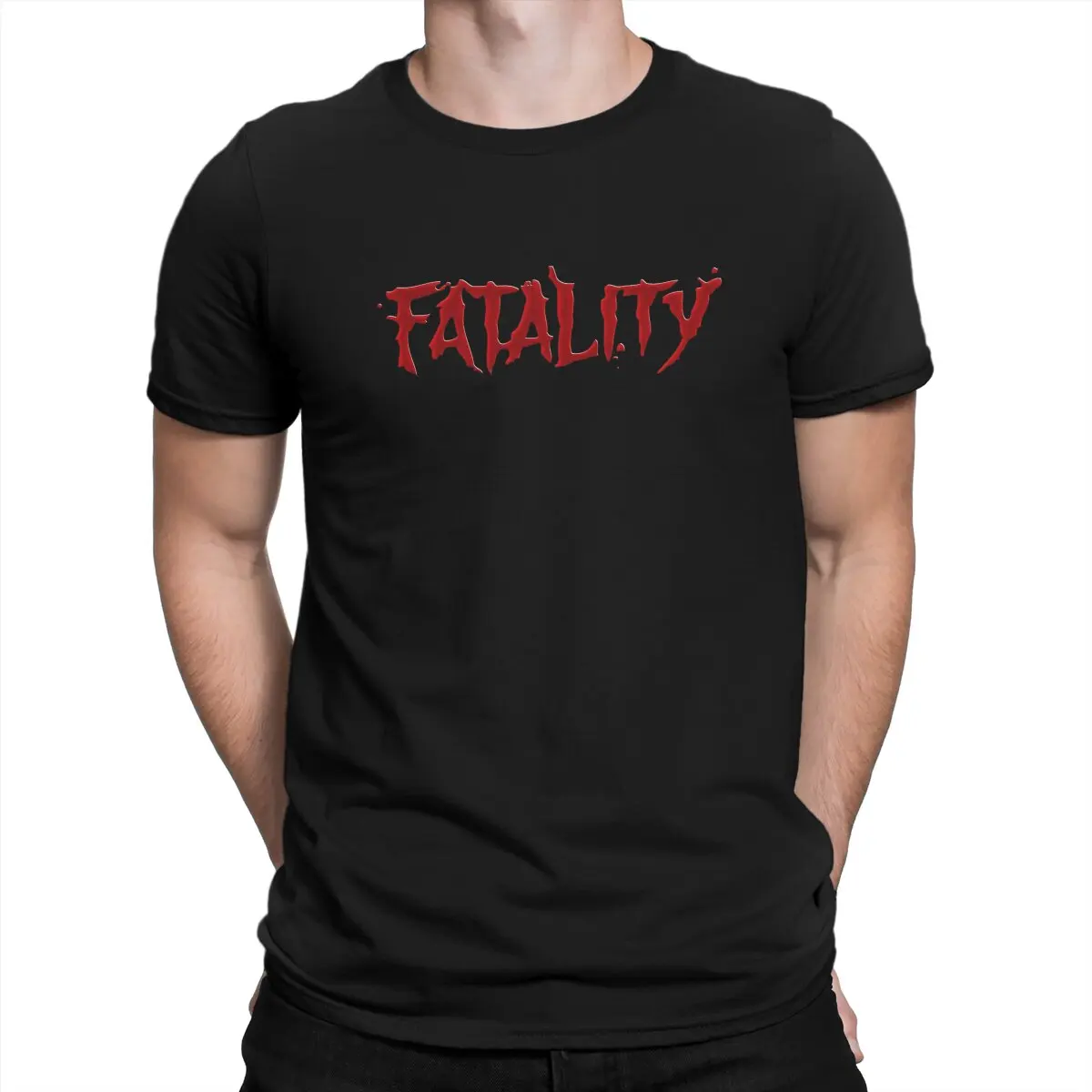 Fatality T Shirts Men Fun T-Shirt O Neck Mortal Kombat Mk Games Tees Short Sleeve Tops Summer