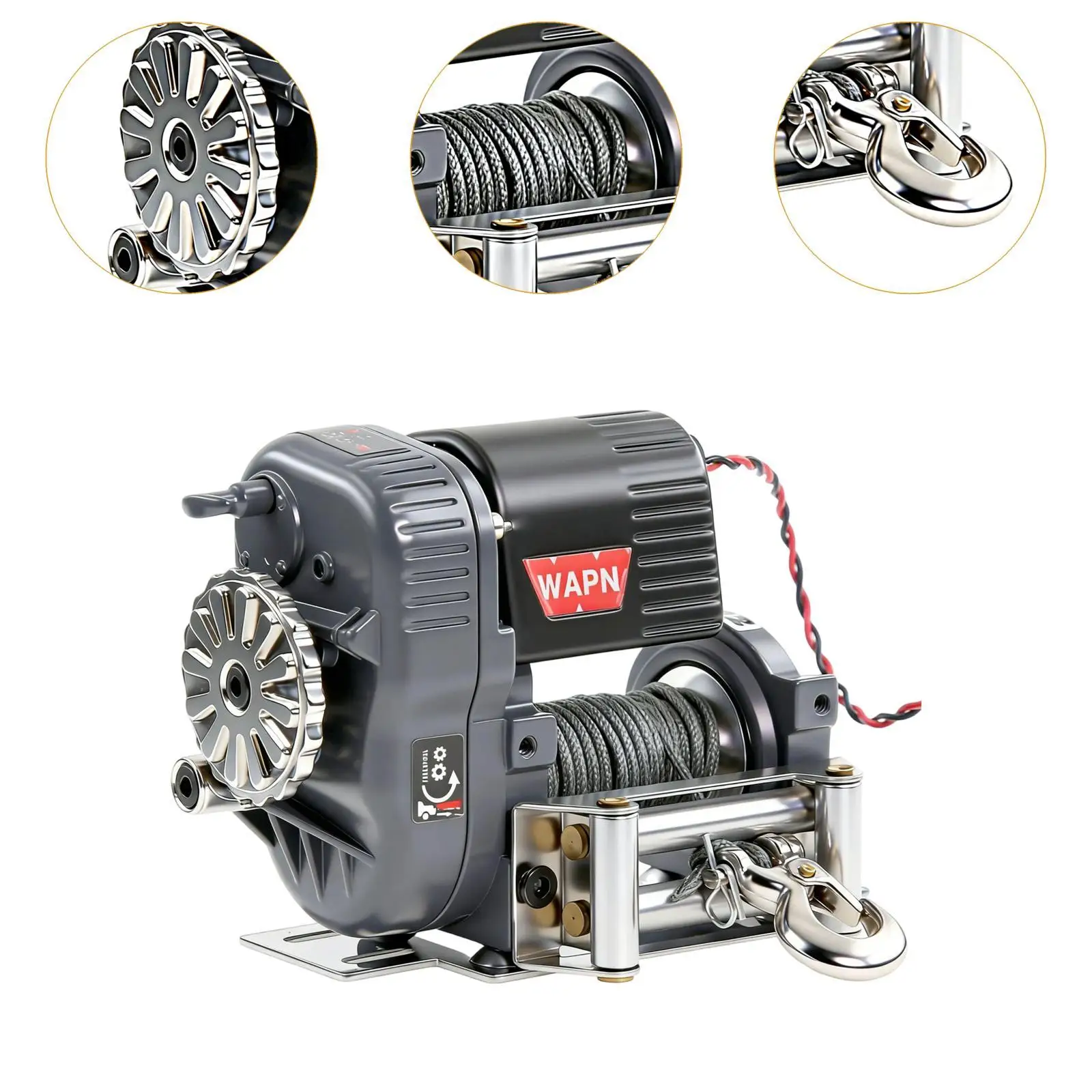 Sturdy 1 10 RC Crawler Winch Metal Car Parts Premium Accessory for RC Crawler Accessories 1 10