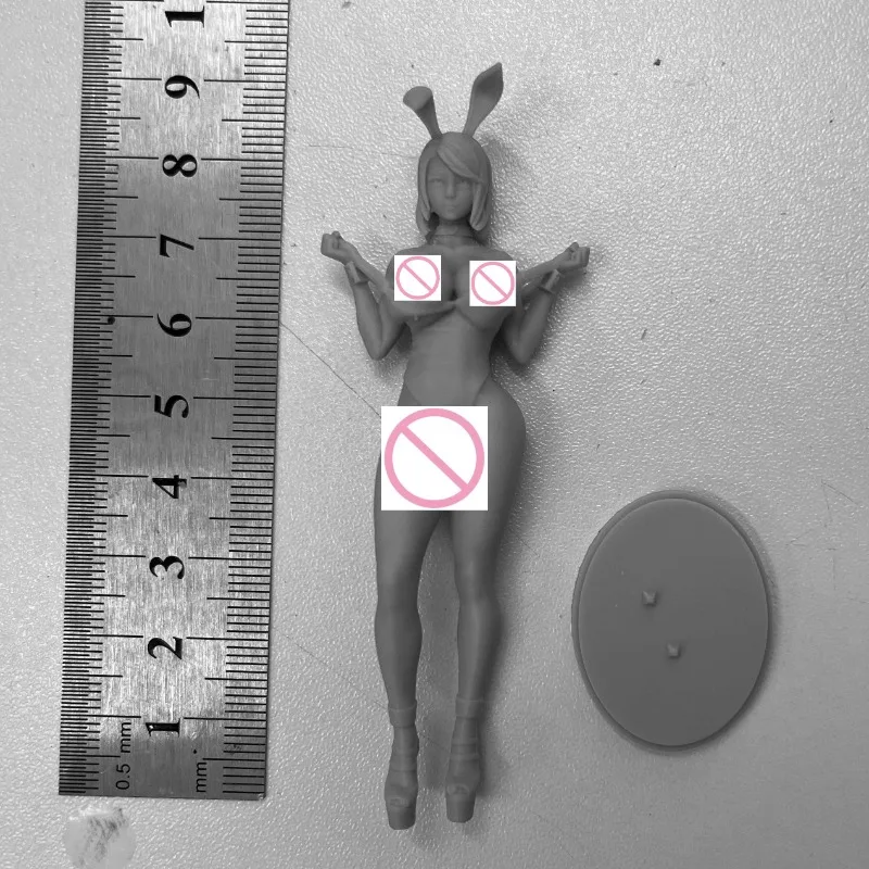 1/24 75mm Resin Figure Model Kit Sexy Bunny Boy Gift Hobby Collection Miniature Unassembled and Unpainted Free Shipping