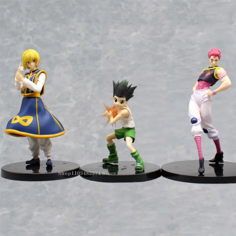 

Anime Hunter×hunter Figure Gk Statue Hisoka Gon Freecss Action Figures Kurapika Nenderoid Model Doll PVC Collection Ornament Toy