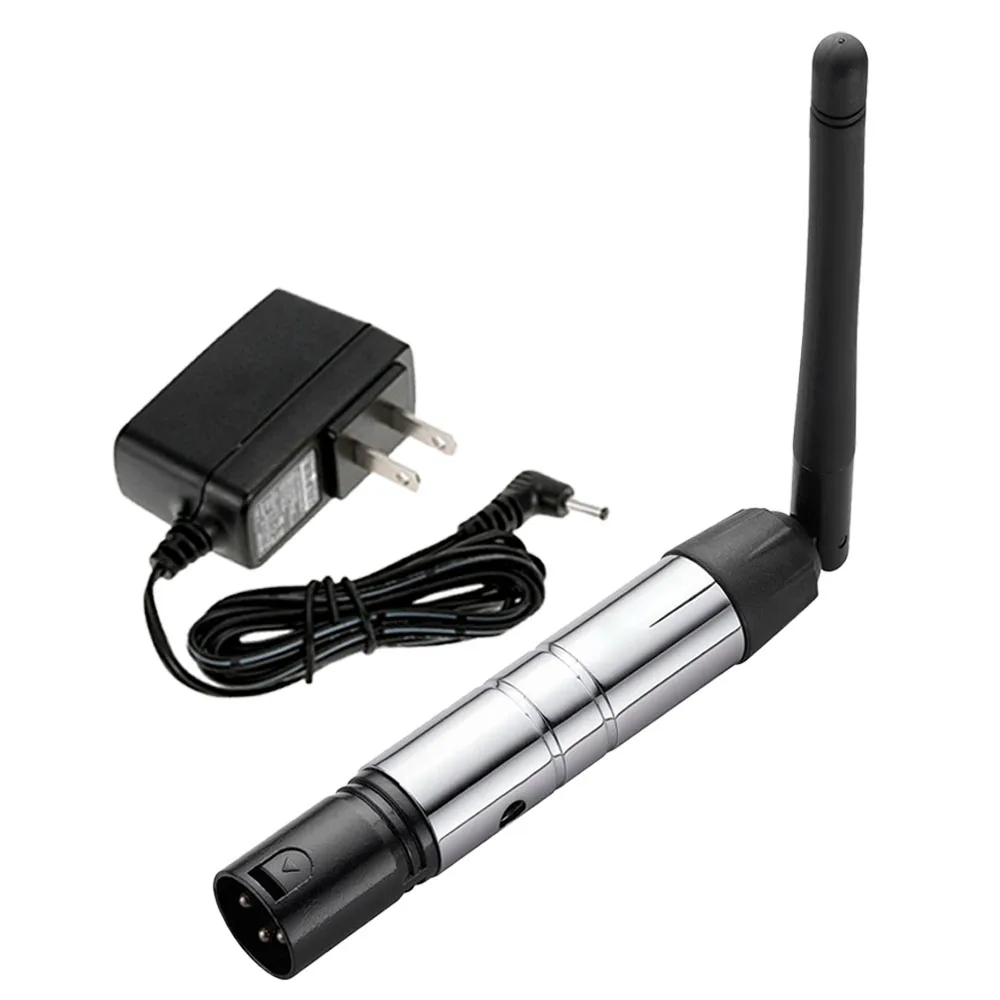 DMX512 Wireless Controller ISM XLR Receiver Transmitter For Disco DJ Party Bar Stage PAR Moving Head Laser Light