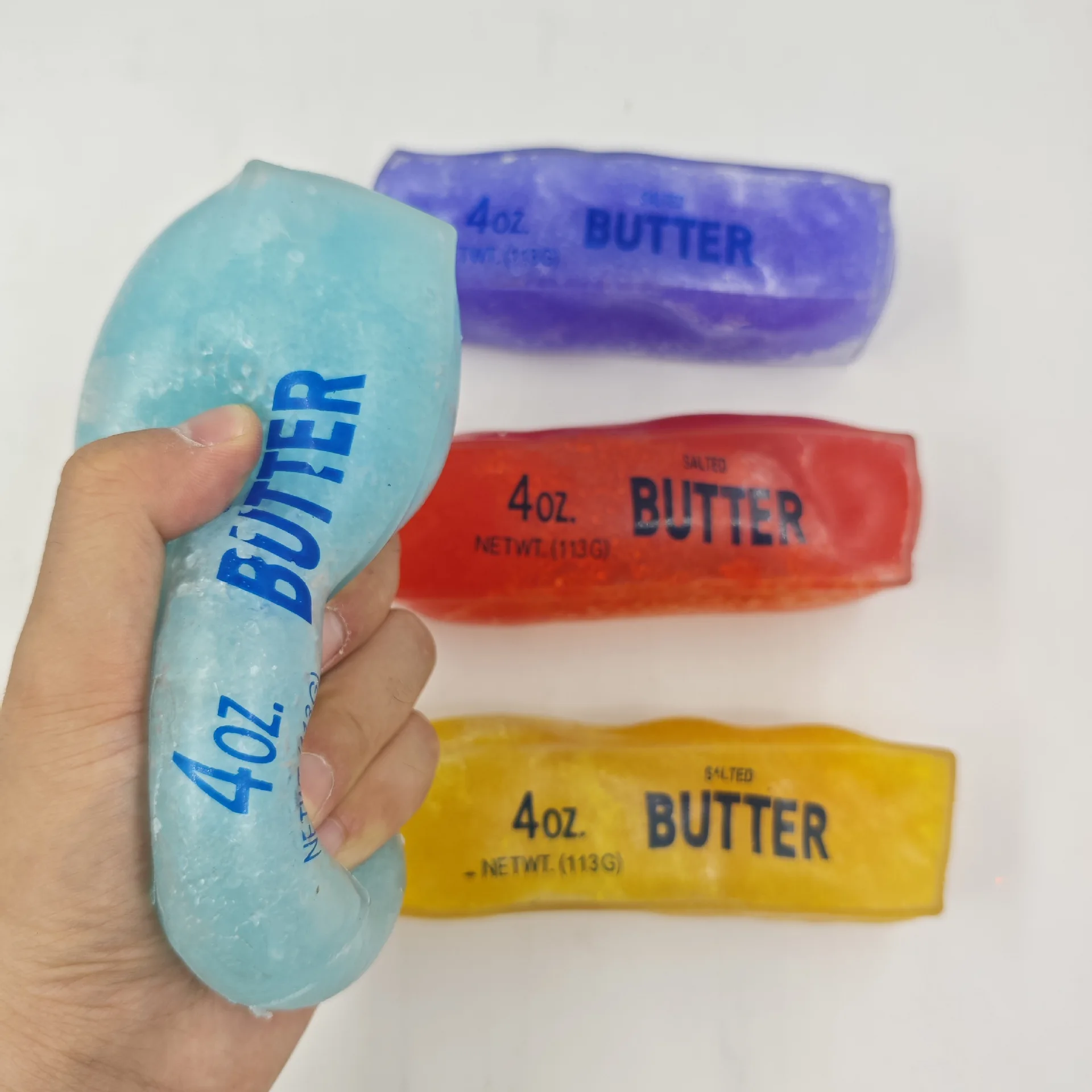 Hot Selling Slushie 330G Butter Stick Squishy, Slow Rebound Crunchy Grain Butter Strip Stress Relief Squeeze Fidget Toy