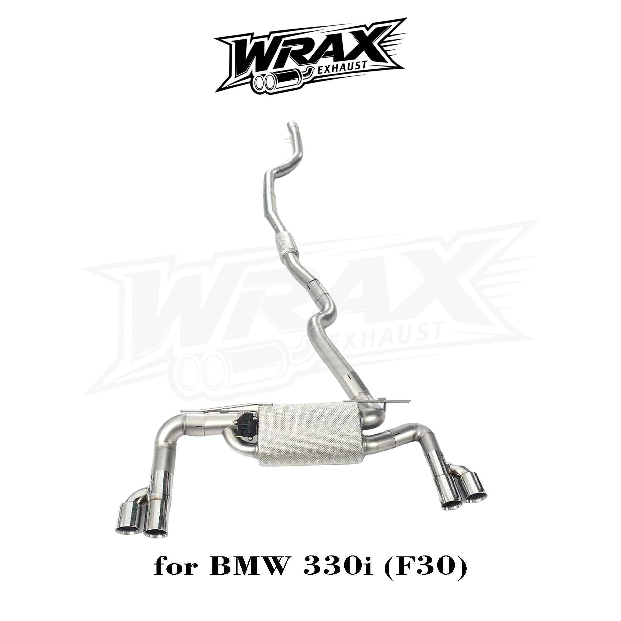 

for BMW 330i F30 Exhaust Valve Controlled Catback SS304 Performance Upgrade Bolt-On No Drilling Direct Fit