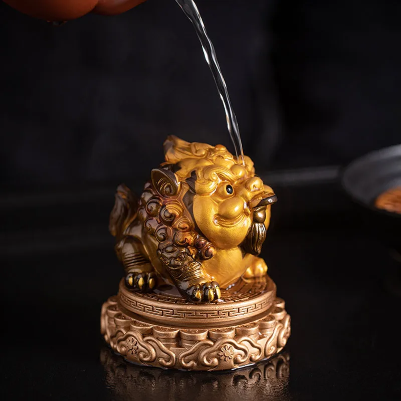 Pixiu-Color Changing Tea Pet Decoration, Can Nourish Times, Bring Fortune, Play Tea Ceremony, Kung Fu Tea Set Decoration, Boutiq