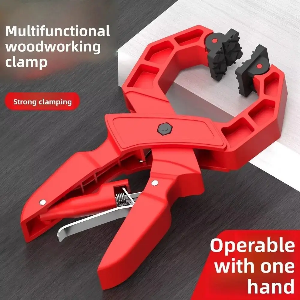 

Зажим пружинный усиленный 8 дюймов с эргономичной ручкой, для деревообработки, пластиковый, с прочным захватом, большой быстрозажимной зажим