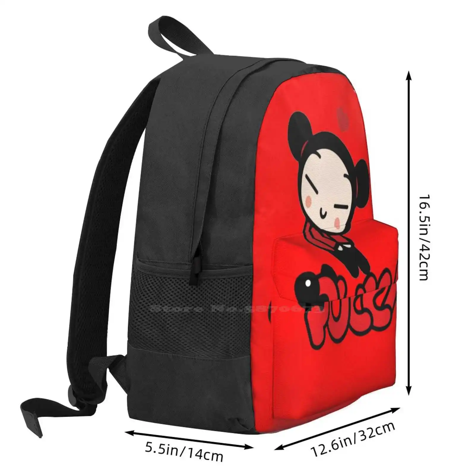 Anime Pucca Hot Sale Backpack Fashion Bags Pucca Love Garu Cute Ppukka Pucca And Garus Relationship Ching Tobe Pucca Characters