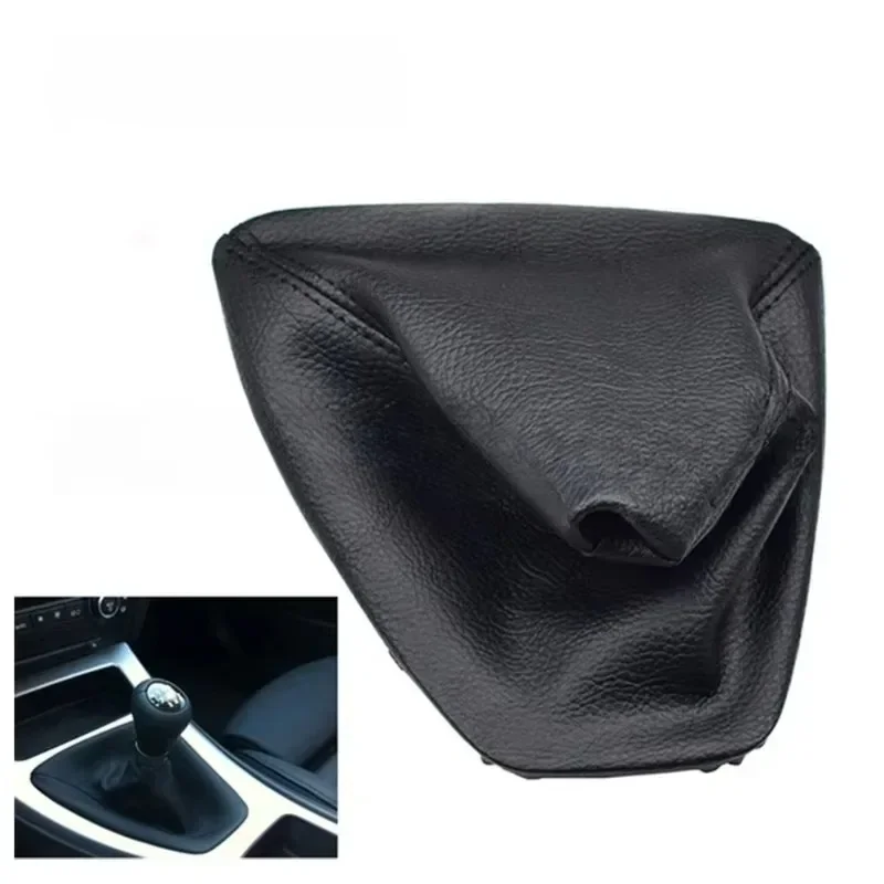 OGD For E30 E36 E39 E46 E81 E82 E87 E88 E90 E91 E92 E93 Car Shift Gear Stick Manual Shift Boot Black Leather Boot with Frame