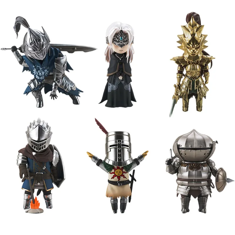 Genuine DARK SOULS Garage Kit Anime Figures Ornstein Artorias Fire Keeper Action Toys for Boys Collectible Model Ornaments