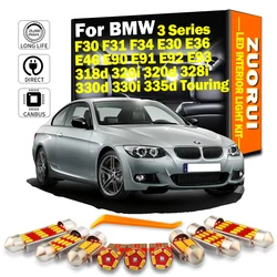 LED Interior Light For BMW 3 Series F30 F31 F34 E30 E36 E46 E90 E91 E92 E93 318d 320i 320d 328i 330d 330i 335d Touring Car Bulbs