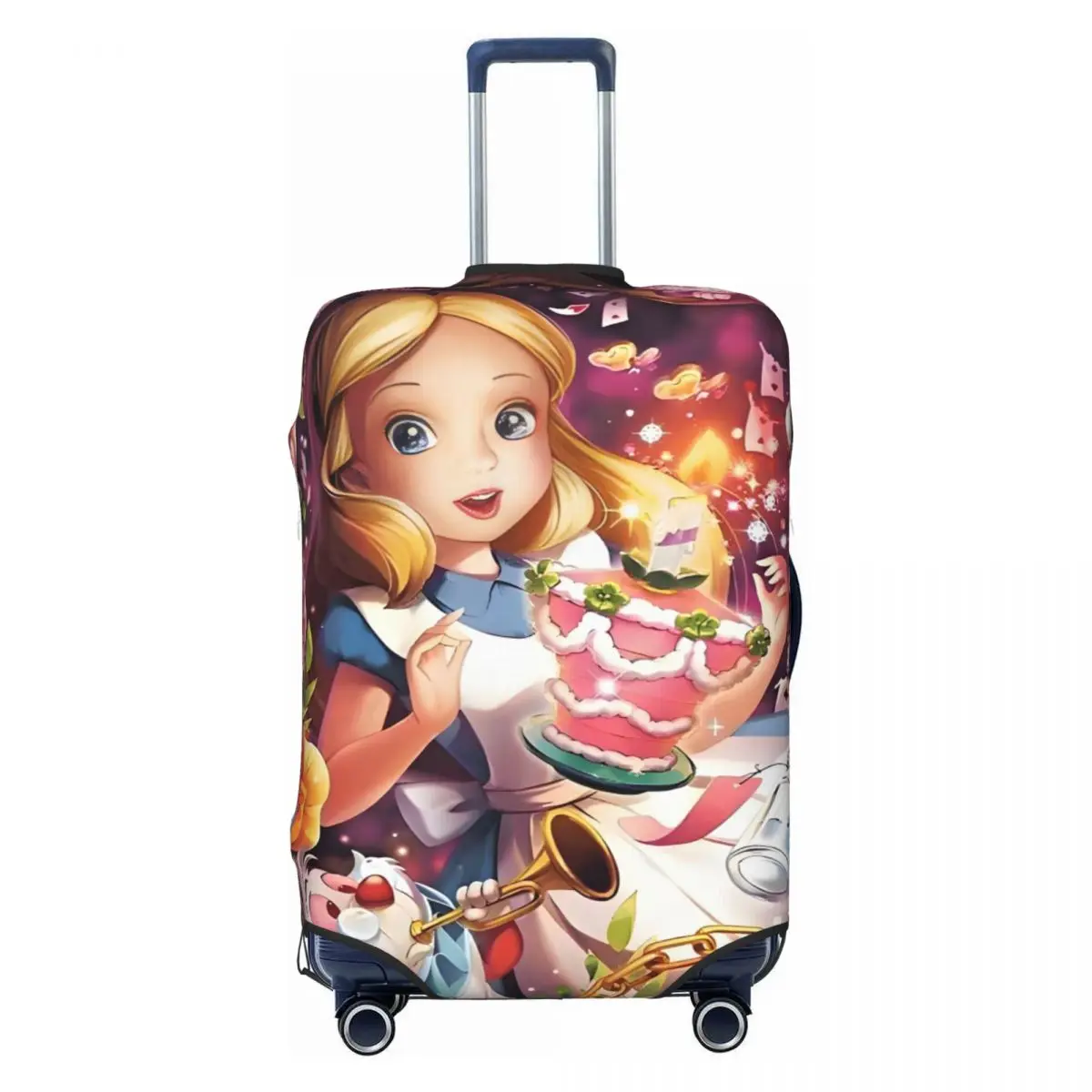 

Чехол для чемодана Custom A-Alices Manga Comic, моющийся защитный чехол для багажа, подходит для чемоданов 18-32 дюймов