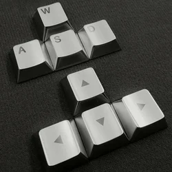 Artisan Keycap Full Metal Cherry Profile Keycaps for Mechanical Keyboard Caps Game Keys Direction Letter WASD Key Caps PC Gifts