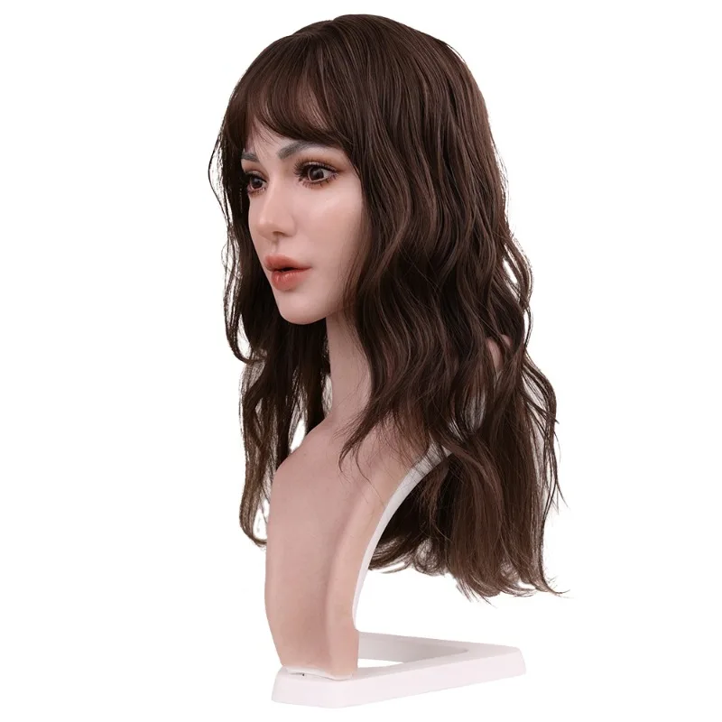 Silicone simulation head model TC24 Hat and jewelry display scarf accessories display wig display