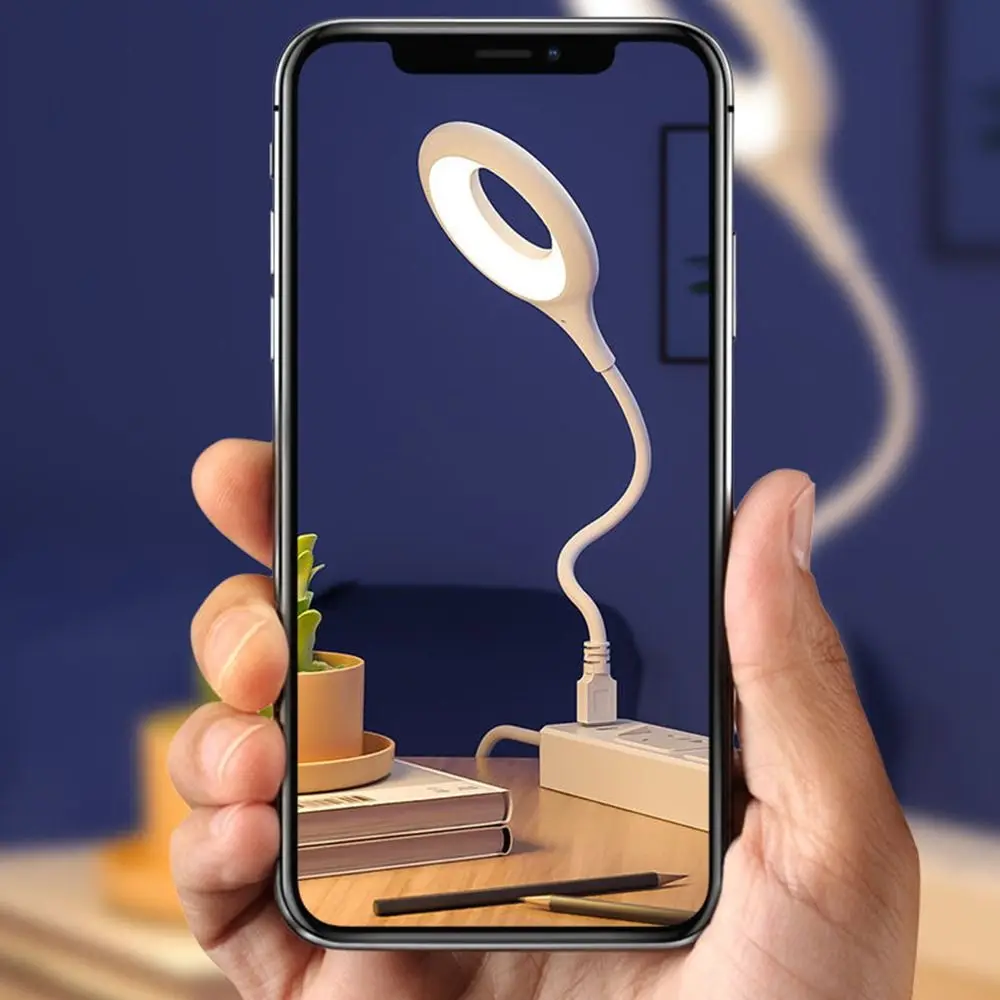 Fashion Voice Control Smart Moon Lamp Can Be Timed 3 Lighting Modes Bedside Lamp Rotatable Plug-In Night Light