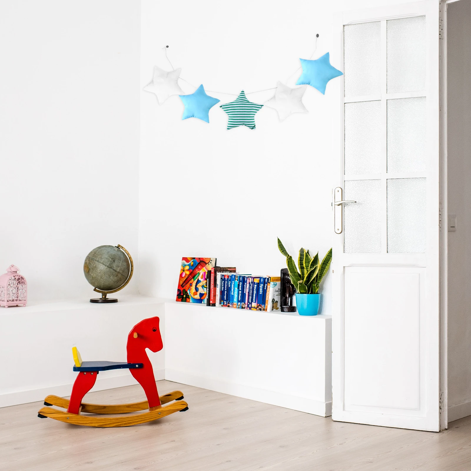 

Stars Hanging Pendents Kids Room Decor Durable Cotton Material Suitable Crib Home nament Nordic Style Party String