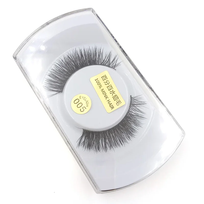 1 pair Professional False Eyelashes 100% Mink Hair Handmade Fashion Beauty Cosmetic Tools 15 types optional Makeup Tools