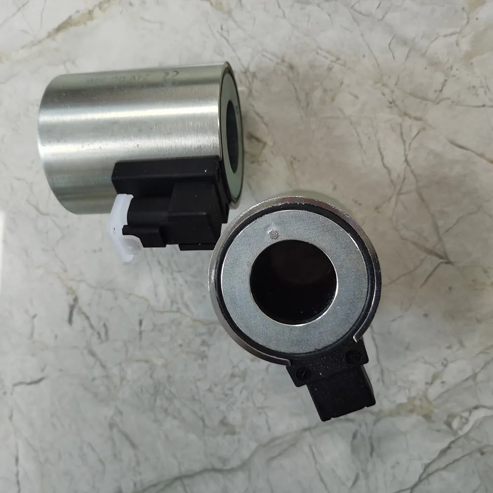Pièces de rechange de pompe à béton MFZ12-37YC 24V DC 30W, bobine solénoïde de pompe à béton utilisée pour la pompe à huile principale