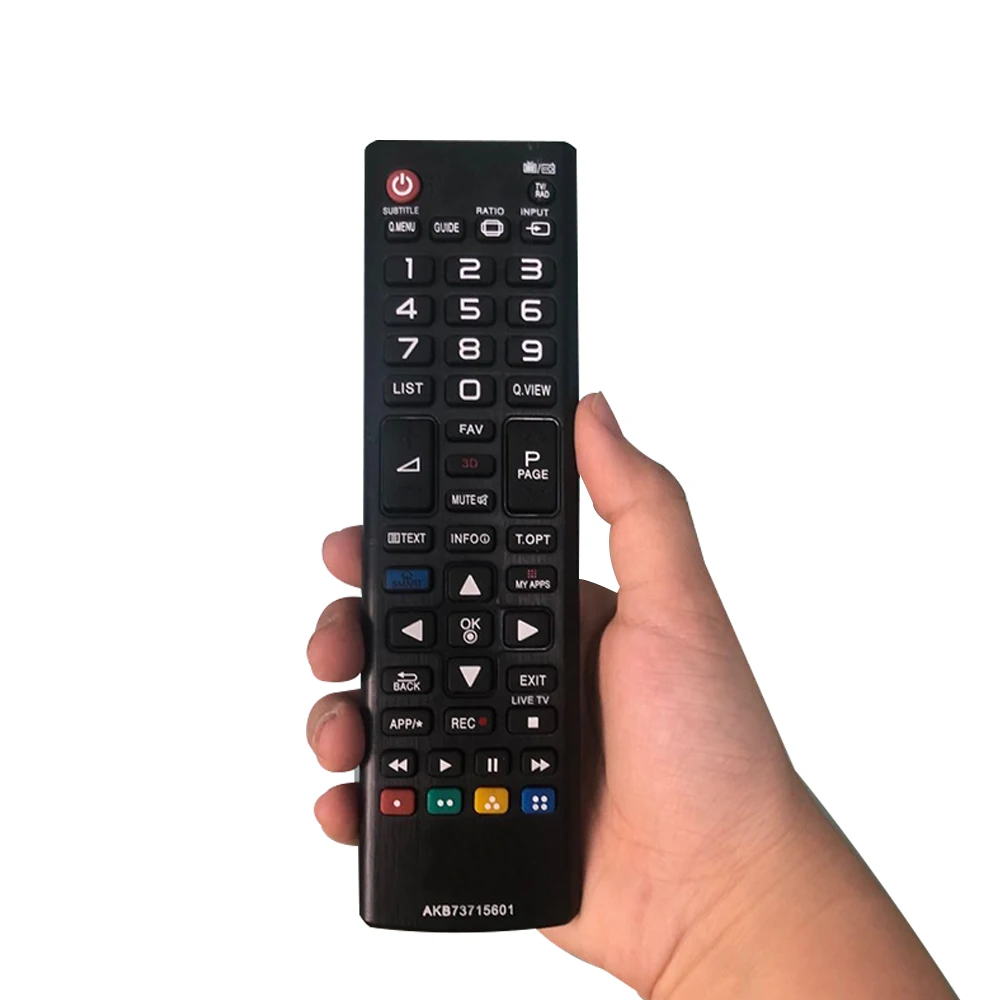 Черный умный беспроводной HD ЖК-телевизор с пультом дистанционного управления, универсальный сменный адаптер для AKB73715601 AKB73715603 AKB74475404