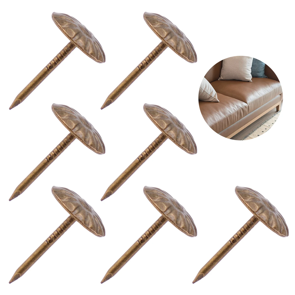 

500 Pcs Sofa Foam Nails Doornail Accessories Decorative Furniture Decoration