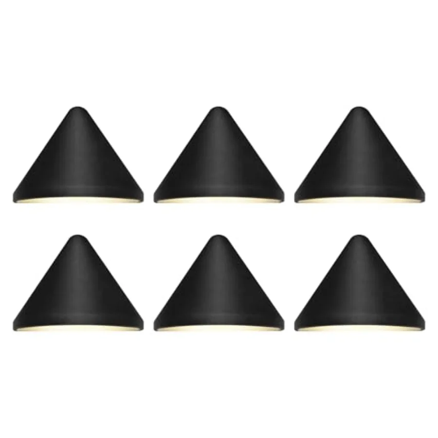 

Low Voltage Deck Post Lights 12V Outdoor Triangular Fence Lighting Fixture Landscape Accent Light Die-cast Aluminum Poder Coate