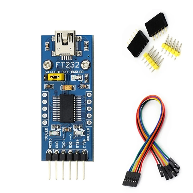 Multifunktionaler FT232 USB-zu-UART-Seriell-Port-Modul-Adapter für serielle Erweiterung und Datenerfassung