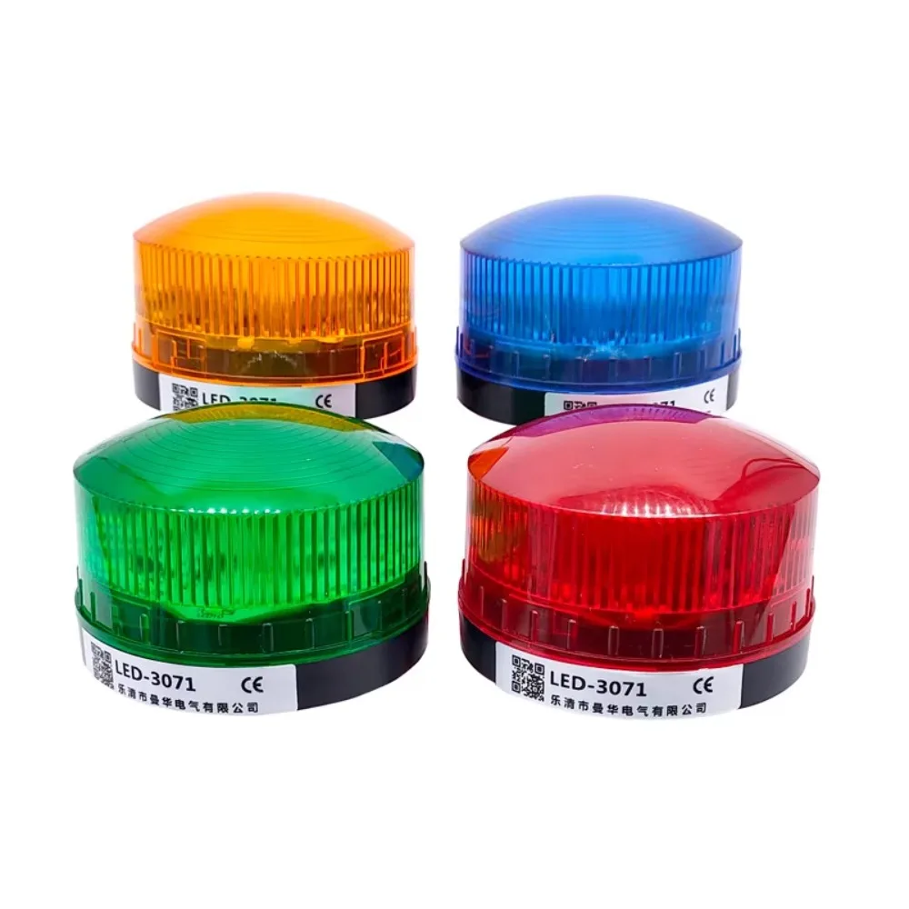 

Luz advertencia señal estroboscópica zumbador TB35 N-3071J 12V 24V 220V lámpara LED indicadora pequeña alarma seguridad inter