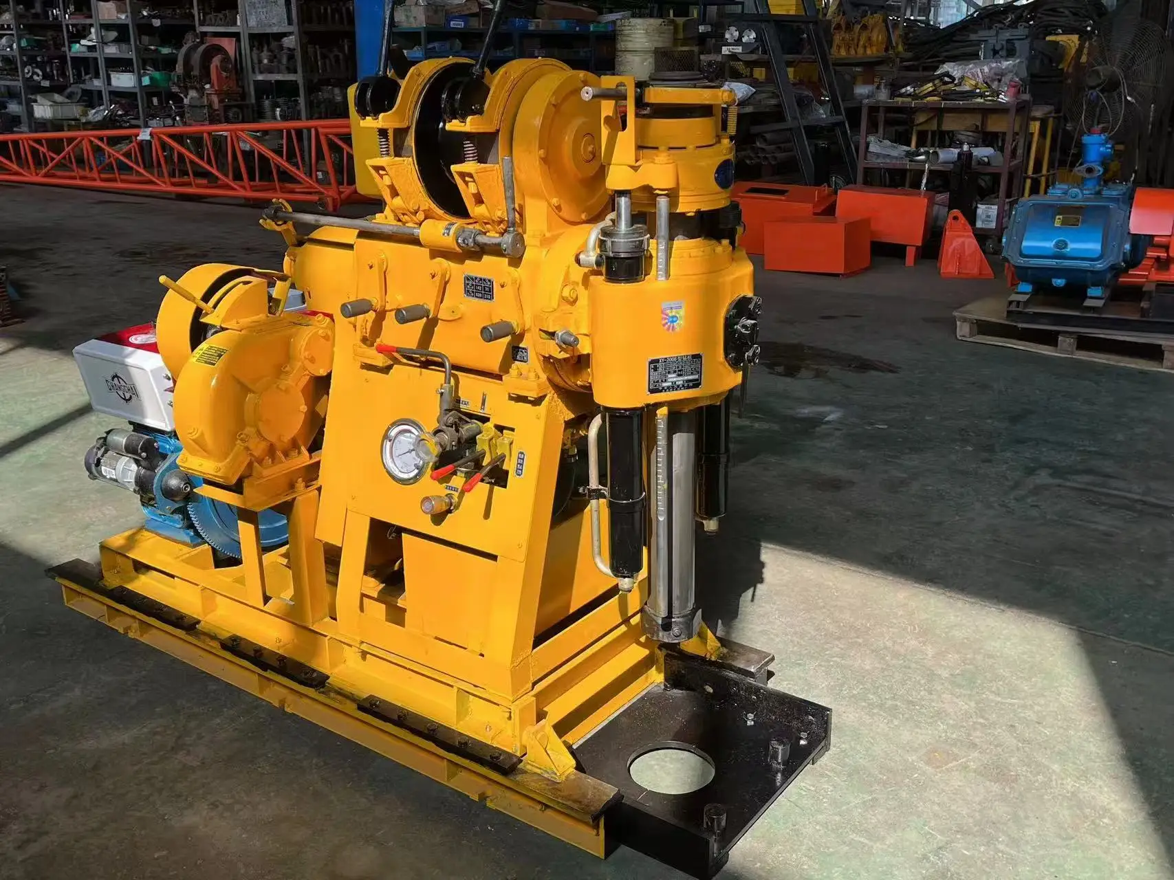 Machine de forage de puits d'eau XY-200B 100m 200m plate-forme de forage de puits d'eau rotative plate-forme de forage de puits d'eau avec pompe à boue