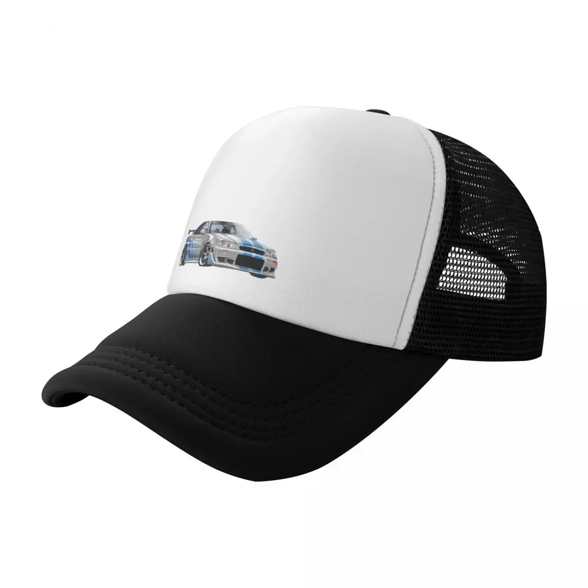 See you Again { fast and furious R34 GTR } Baseball Cap Beach Bag Sunhat Hat Baseball Cap Beach Outing Caps Male Women's