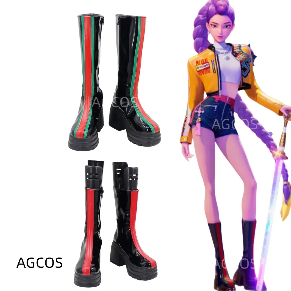 AGCOS KPOP شيطان الصيادين رومي تأثيري أحذية أنيمي رومي أحذية تأثيري الأحذية في الأوراق المالية