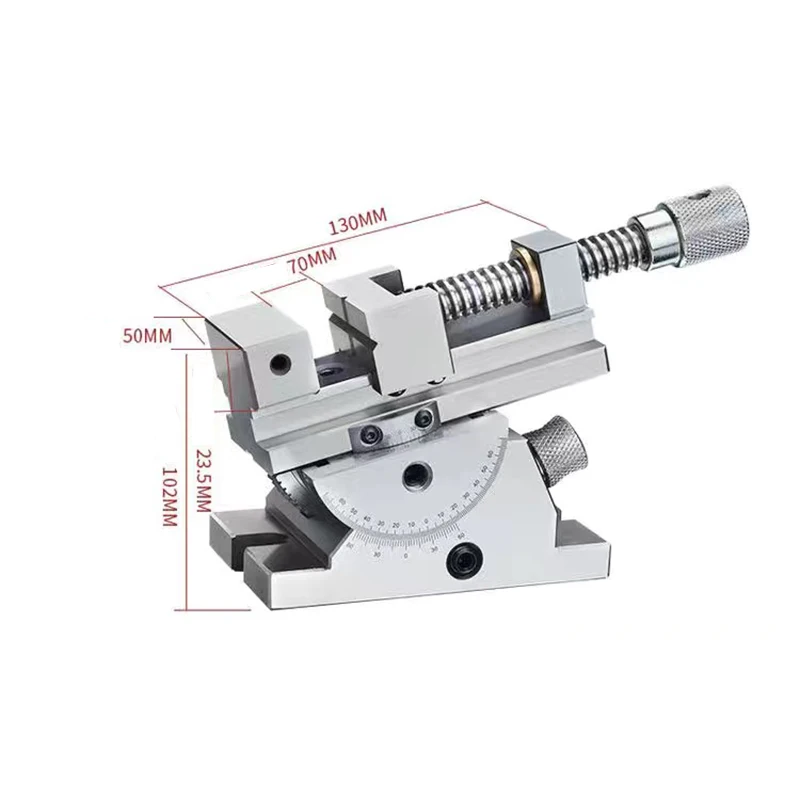 2 Inch High Precision Sine Slope Vise Universal Grinder Adjustable Angle Screw Tool For Grinding Machine