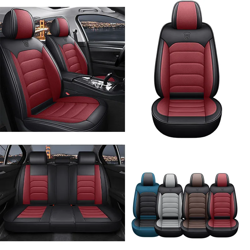 

Чехол на автомобильное сиденье премиум-класса, водонепроницаемая подушка из искусственной кожи, универсальные аксессуары, подходят для внедорожника, грузовика, седана, автомобиля