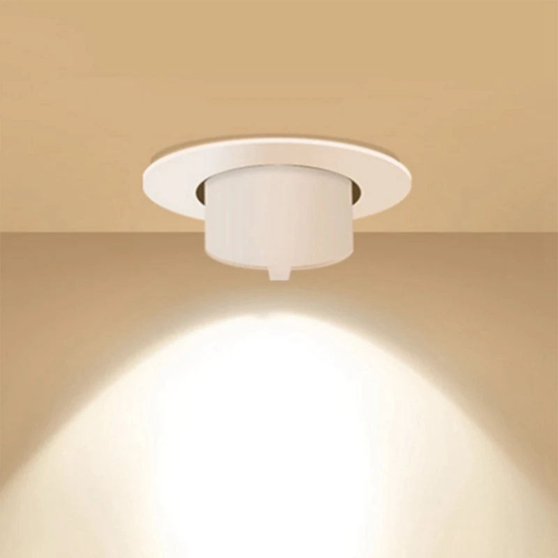 20W LED Oświetlenie bagażnika słonia Kwitnący reflektor COB Downlight Wbudowana lampa sufitowa 360 stopni