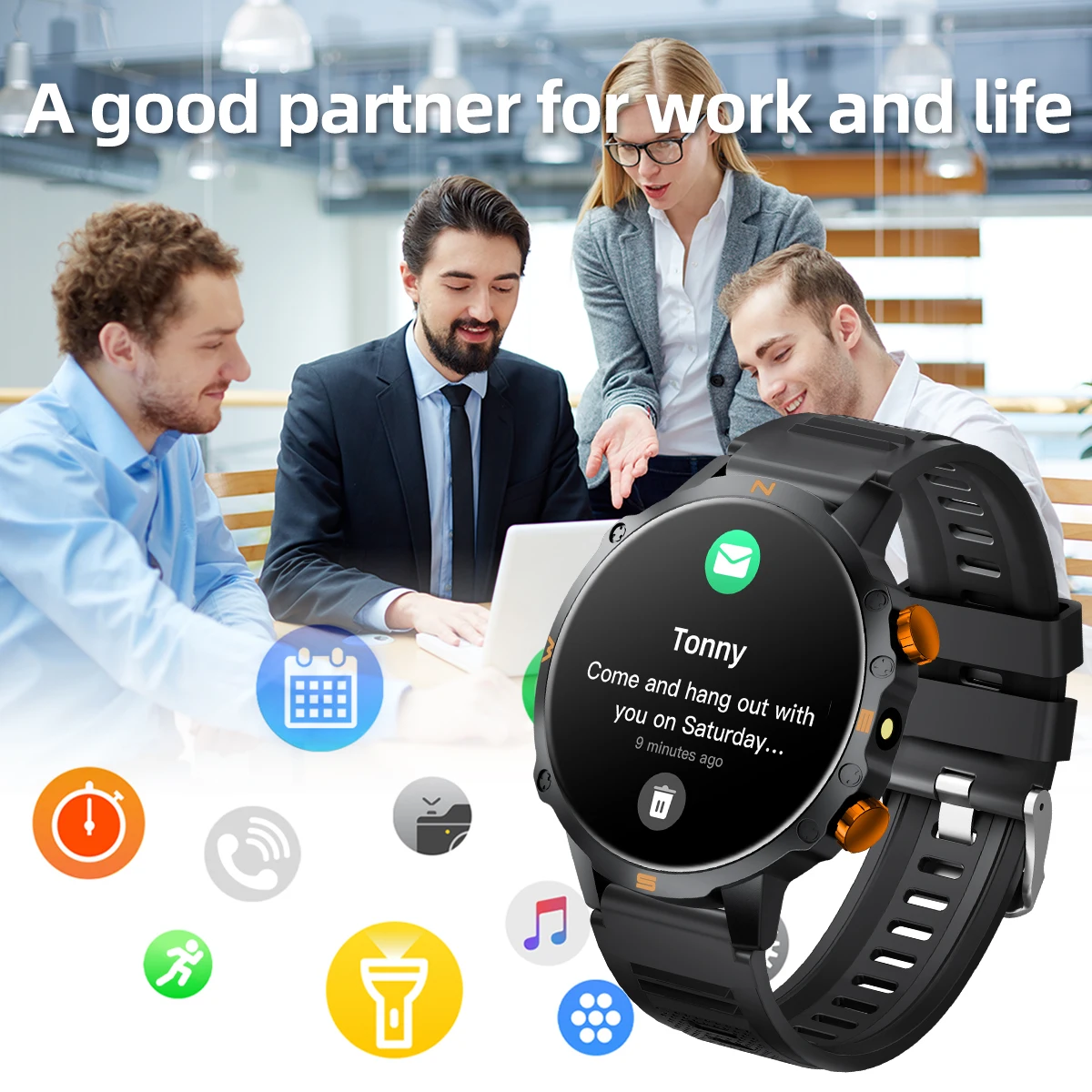 Jam Tangan Pintar Baru Layar H - Smartwatch X12 ulasan dan harga