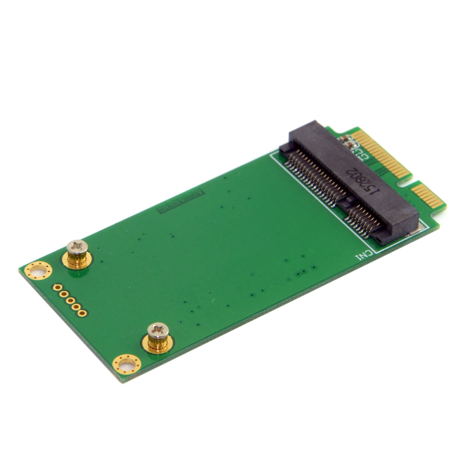 Cablecc 3x5 سنتيمتر mSATA بطاقة محول إلى 3x7 سنتيمتر Mini PCI-e SATA SSD ل Asus Eee PC 1000 S101 900 901 900A T91