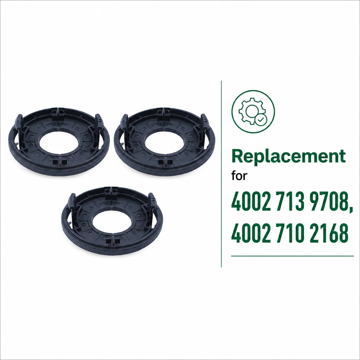 3Pcs Trimmer Head Cover Replacement Kit For STIHL FS55 FS70 FS76 FS80 FS85 KM55 KM56 KM85 KM90 KM110 KM130 Parts 40027139708