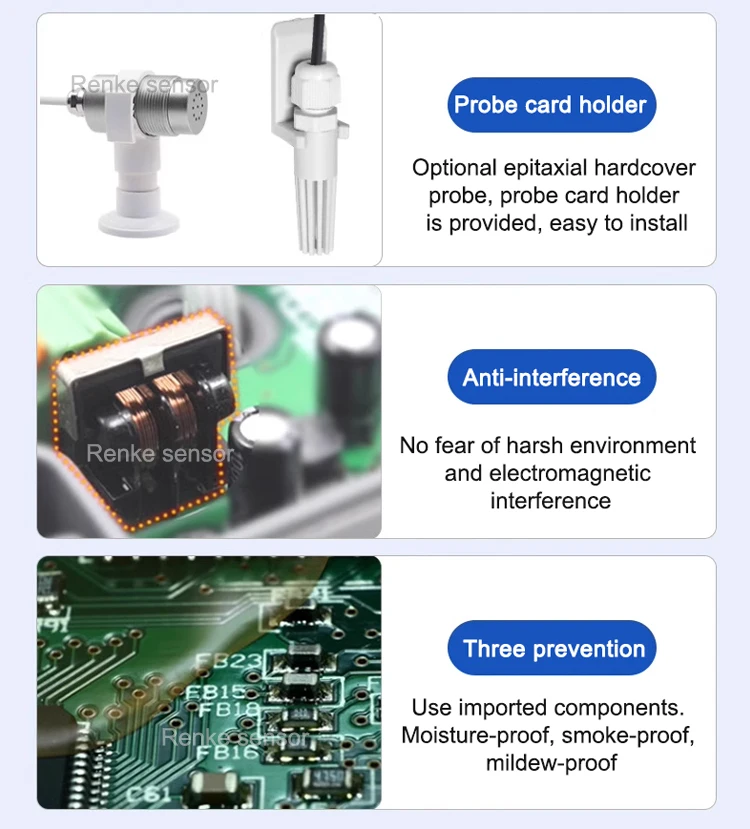 산업용 온라인 Cl2 센서 출력 신호 4-20ma Rs485 염소 가스 누출 감지기