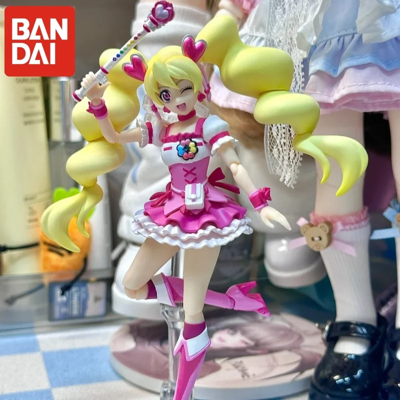 

14cm Original Bandai SHF Sailor Moon Cure Peach Action Figure Desk Decor Ornament Kawaii Collectible Model Toy Brthday Gift