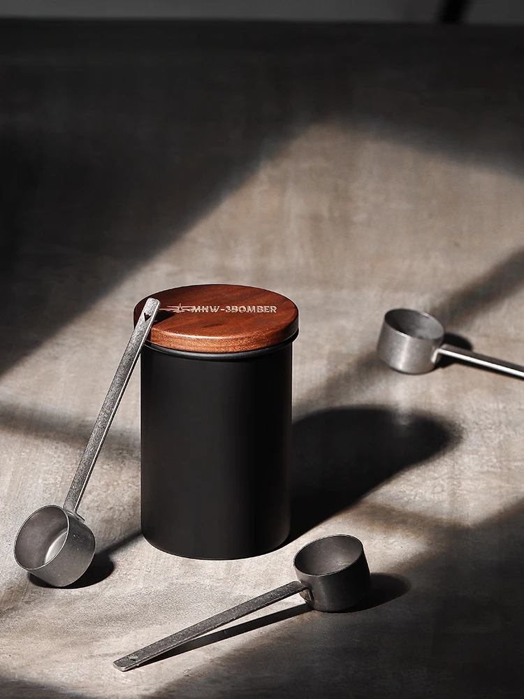 Para MHW-3 Bomber cuchara de café de mango largo de acero inoxidable cantidad de 8g