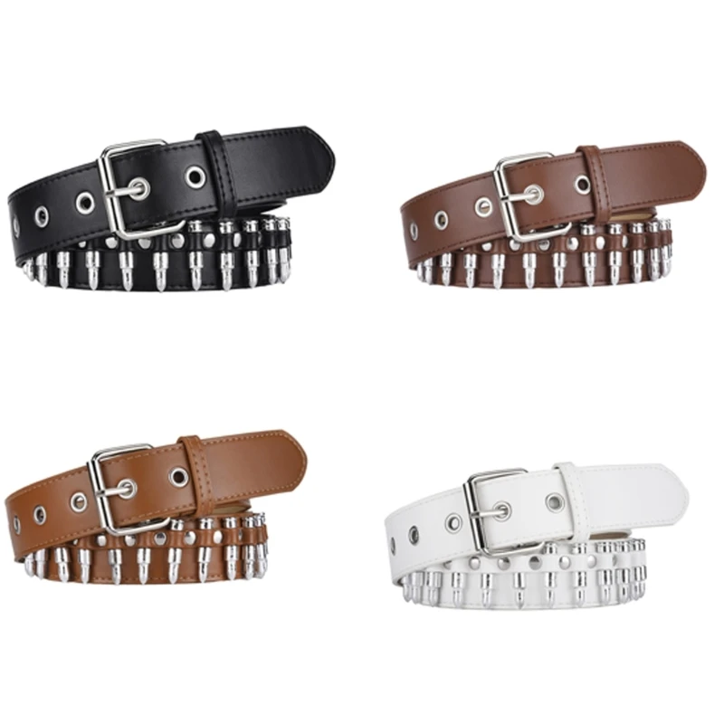 Hot Girl Belt Cowgirl Studded Waist Belt Rock and Roll Punk for Jeans Dresses