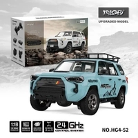 2024 Hg 4runner 1:18 High Simulation Electric Model 2.4g Remote Control Four-Wheel Drive Vehicle Adult Kids Toy Birthday Gifts