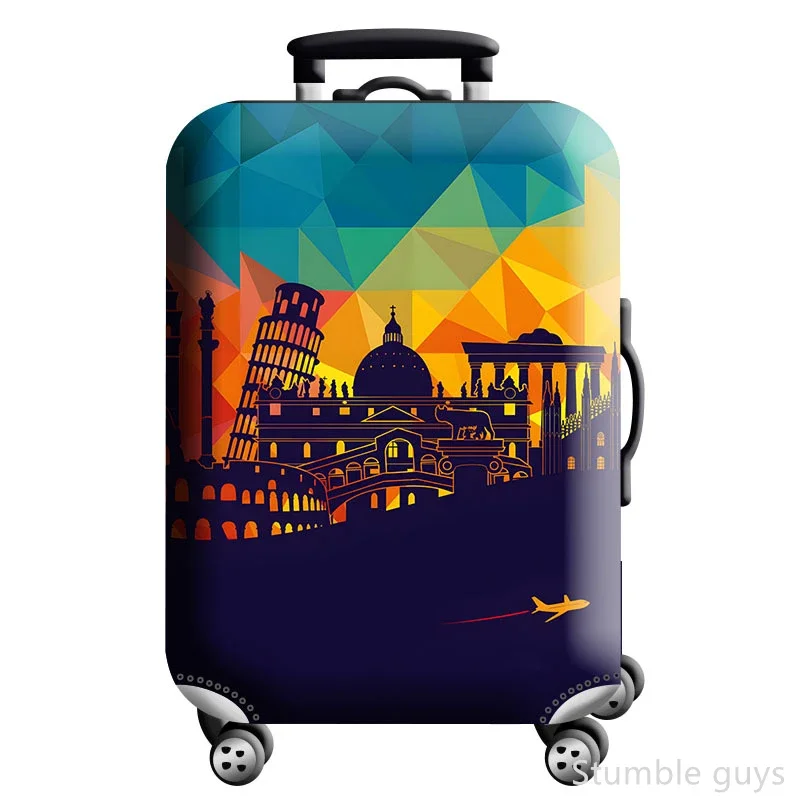 

Premium Elastic Luggage Protective Cover Dustproof Scratch-Resistant Suitcase Sleeve Sturdy Travel Accessory All Trips Luggage